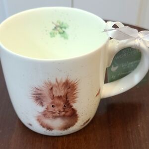 Royal Worcester Wrendale Designs Squirrel Treetops Redhead Mug nwt